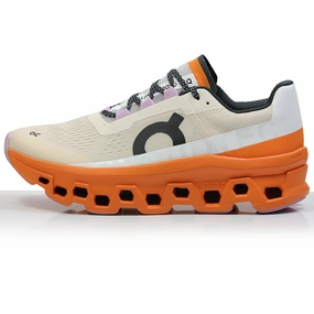 On CloudMonster Women's Running Shoe - Fawn/Turmeric Questar Running Shoes
