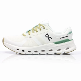 Low Arch Running Shoes On Cloudrunner 2 Women's Running Shoe - Undyed/Green