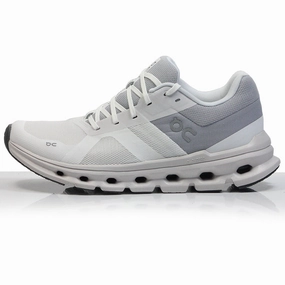 On CloudRunner Women's Running Shoe - White/Frost Waterproof Road Running Shoes