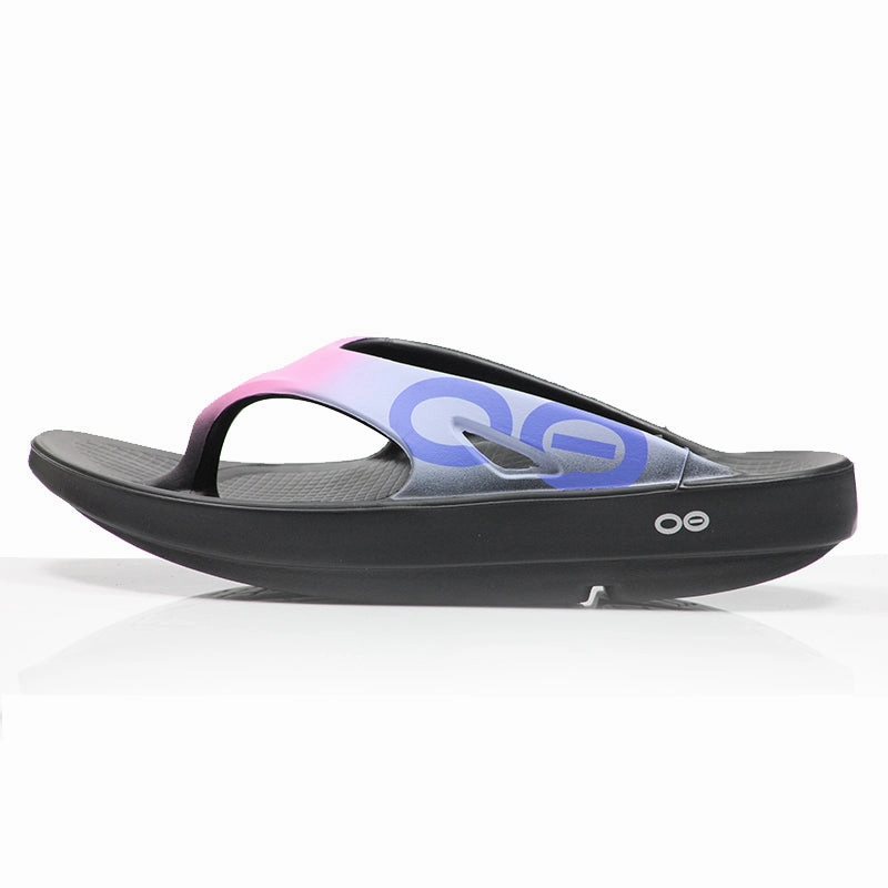 OOfos Women's OOahh Recovery Slide - Nomad Running Shoes Ghost 15