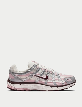 Nike Lace Up Shoes P-6000 Shoes - Summit White/Plum Chalk/Metallic Silver