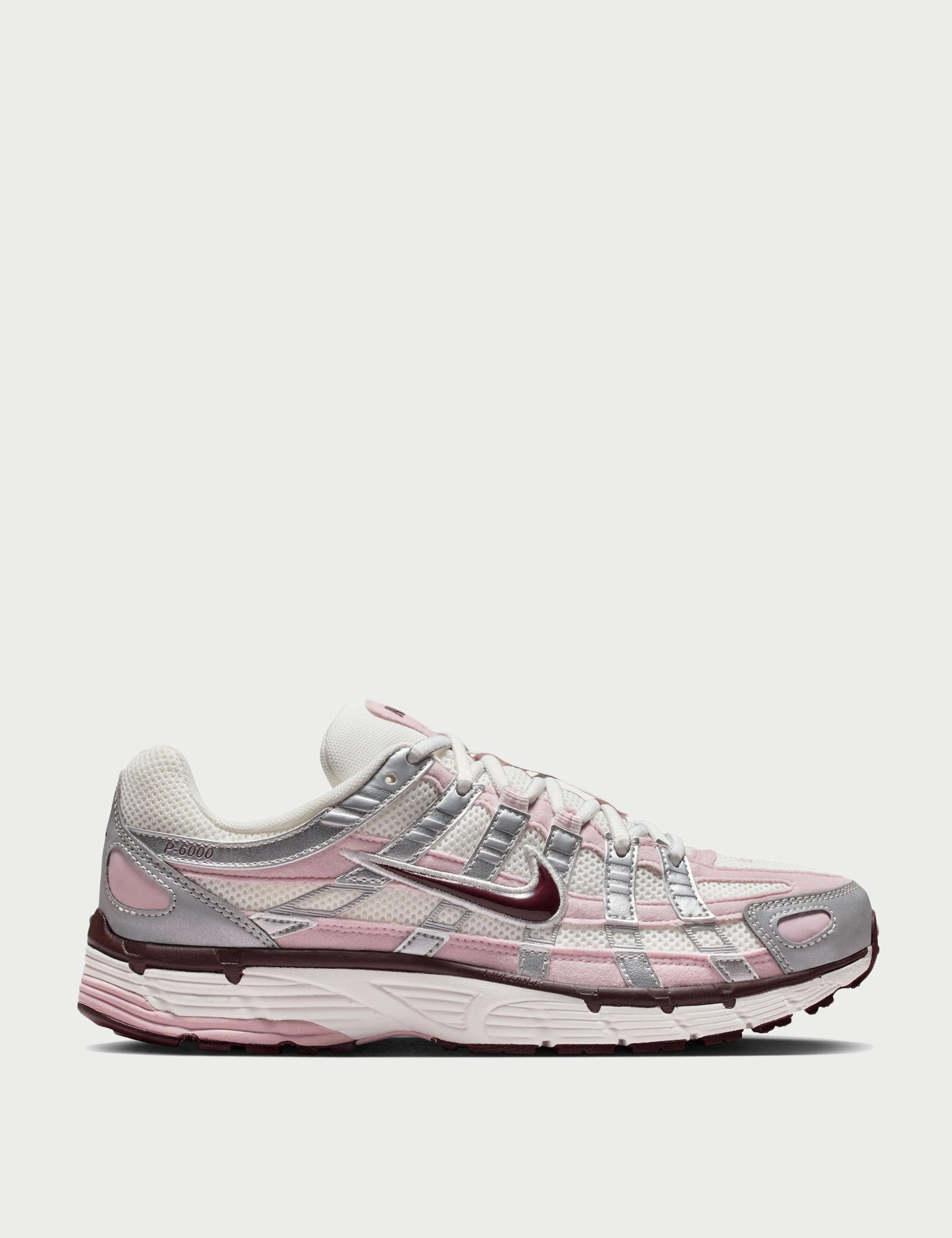 Nike Highlighter Shoes P-6000 Shoes - Summit White/Plum Chalk/Metallic Silver