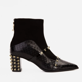 Above Knee Boots Wide Calf The  Valentina Leather Block Heel Women Boot