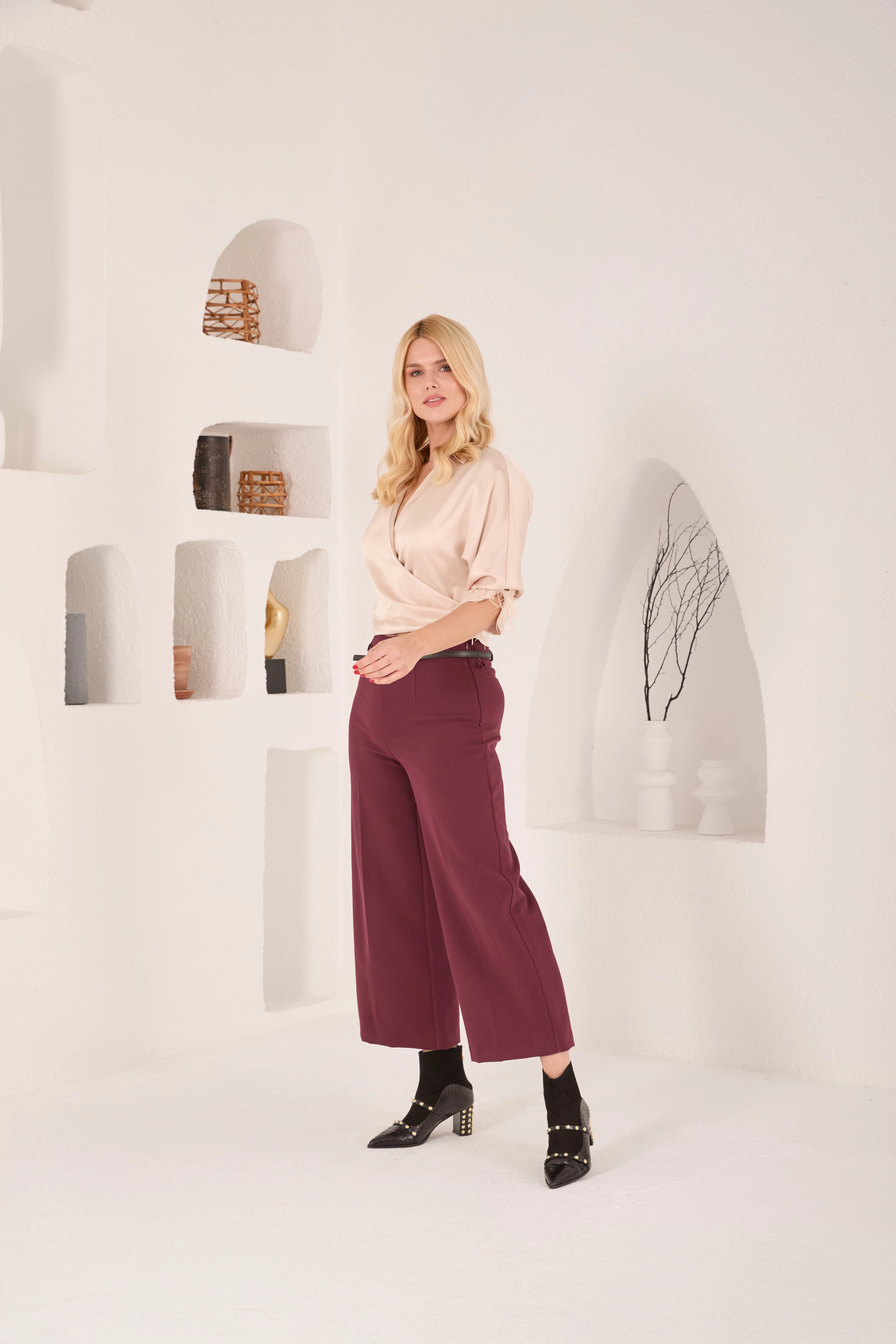 Boots Designer The  Valentina Leather Block Heel Women Boot