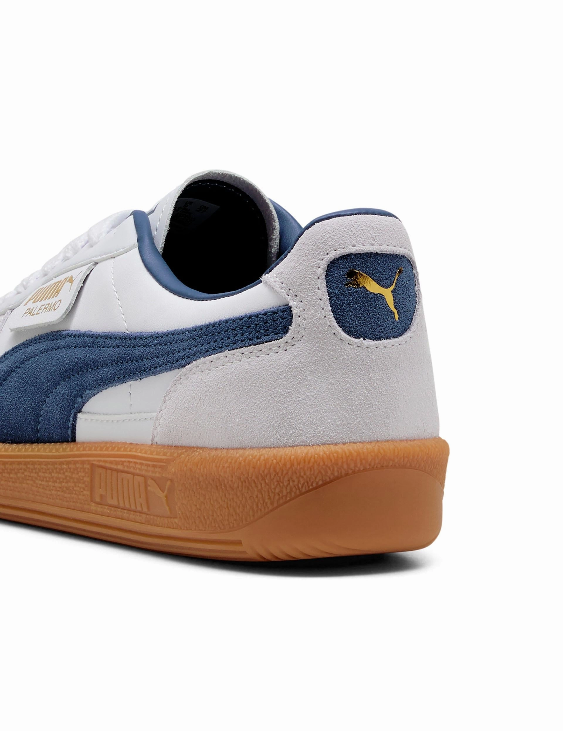 Tmnt Puma Shoes Shredder Palermo - White-Dark Indigo