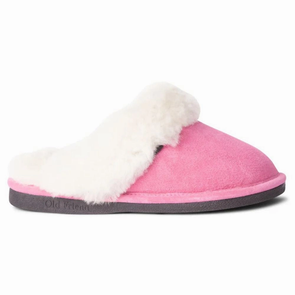 Old Friend Scuff Hot Pink Slipper (Women's) Red Slippers