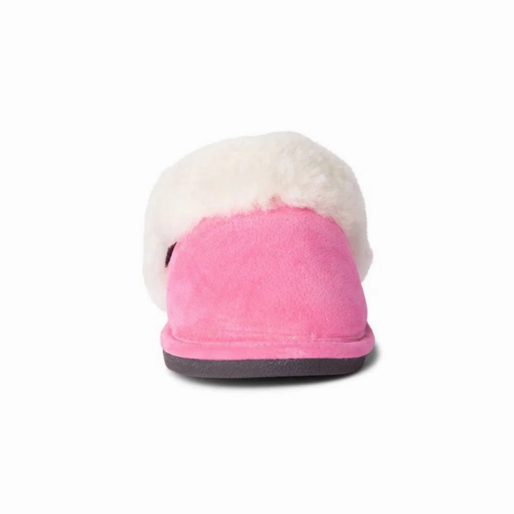 Victorian Slippers Old Friend Scuff Hot Pink Slipper (Women's)