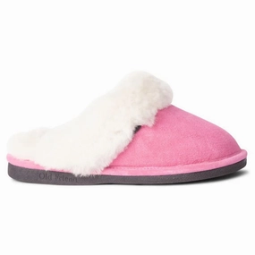 Slippers For Girls Old Friend Scuff Hot Pink Slipper (Women's)