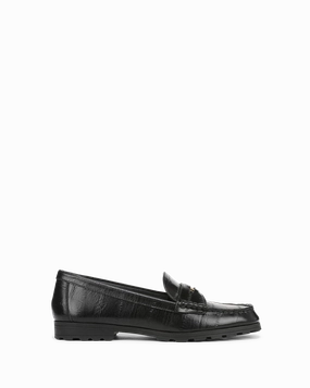 Penny Loafers With Tuxedo Penny Lug-Sole Loafer