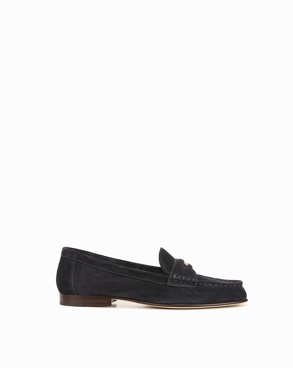House Loafers Penny Suede Loafer