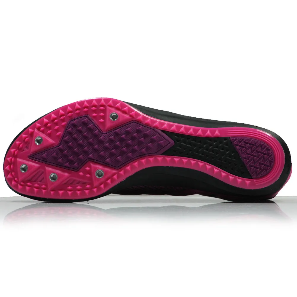 Running Shoe Comfort Brooks Mach 19 Women's Cross Country Running Spike - Black/Hollyhock/Pink