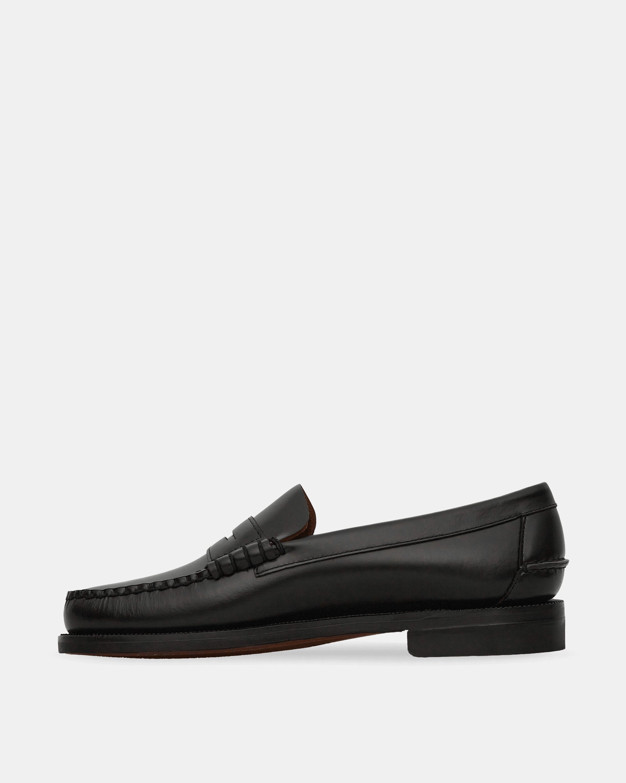 Men's Classic Dan Loafers Black Loafers With Heel