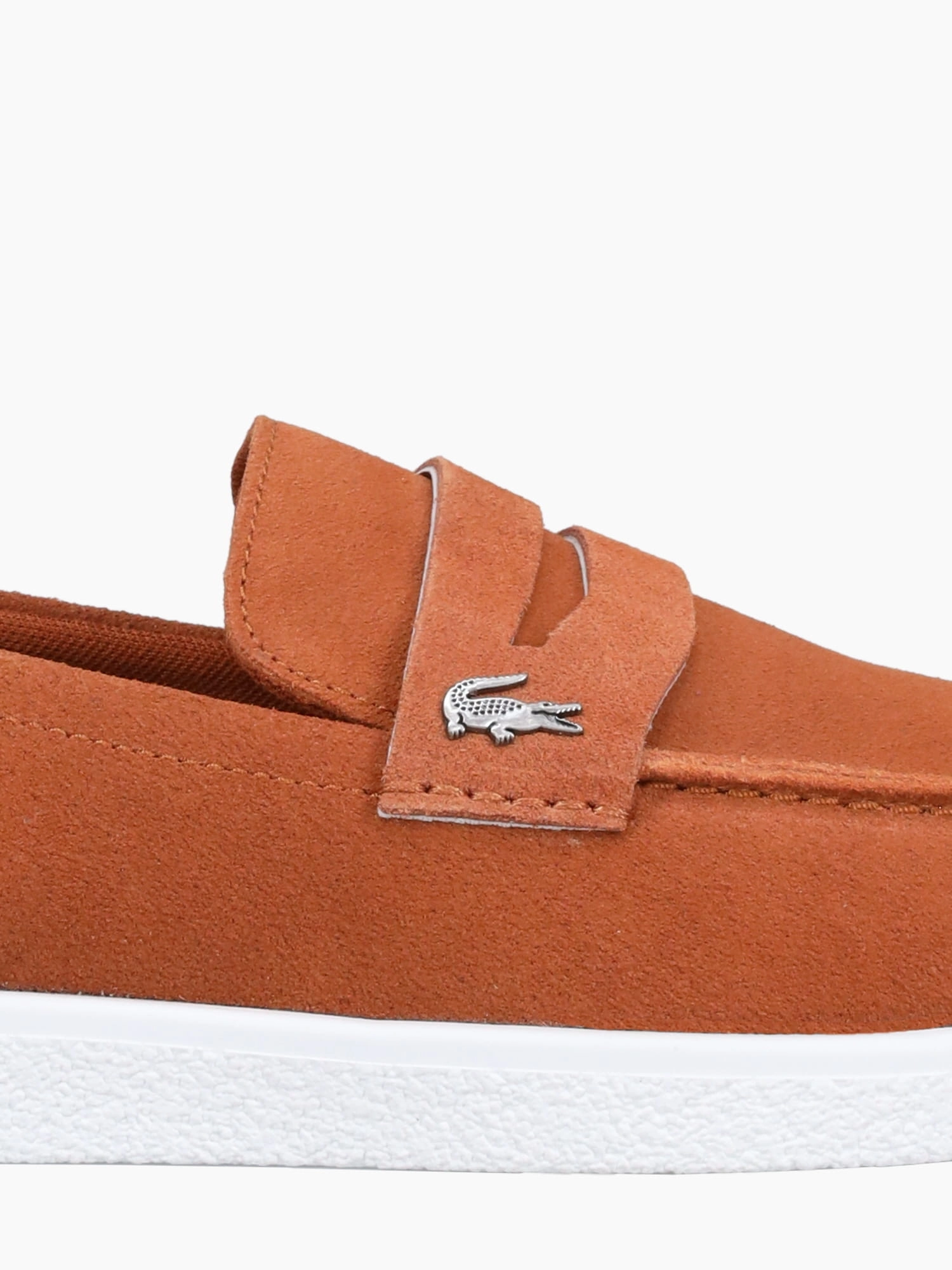 Cochet Brn Wht leather Stiletto Flat Shoes