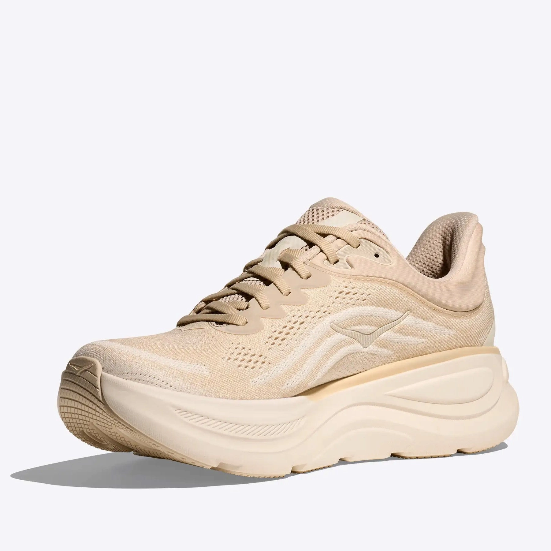 Lightest Men's Bondi 9 Running Shoes Oatmeal / Oat Milk