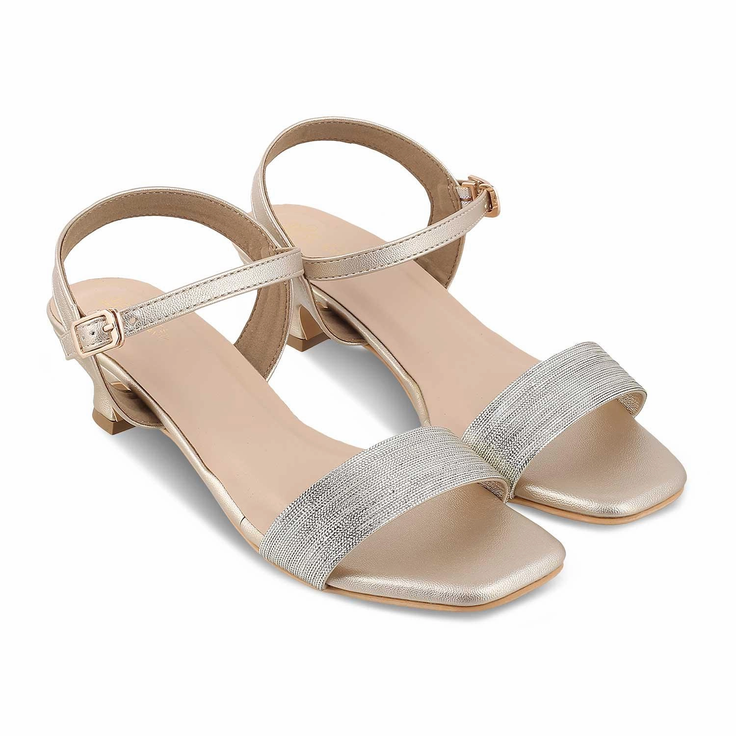 Barbados Resort Map The Monty Gold Women's Dress Block Heel Sandals Tresmode