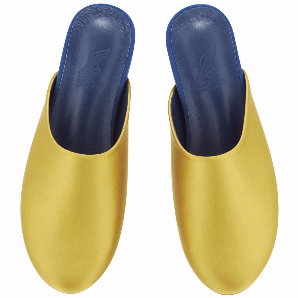 The Slipper Ochre/Navy Boo Slippers