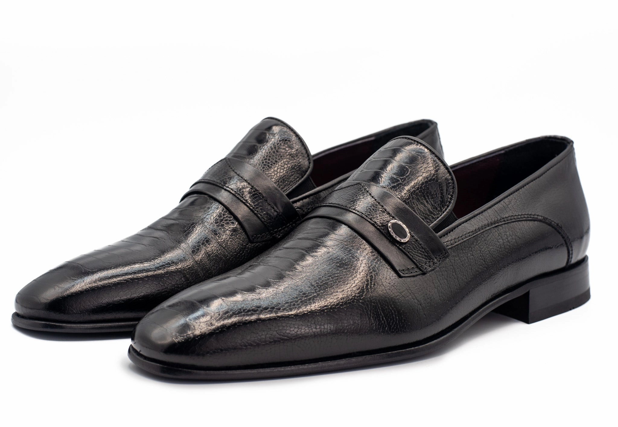 The Bangkok Black Penny Loafer Men Shoe Brown Dress Shoes