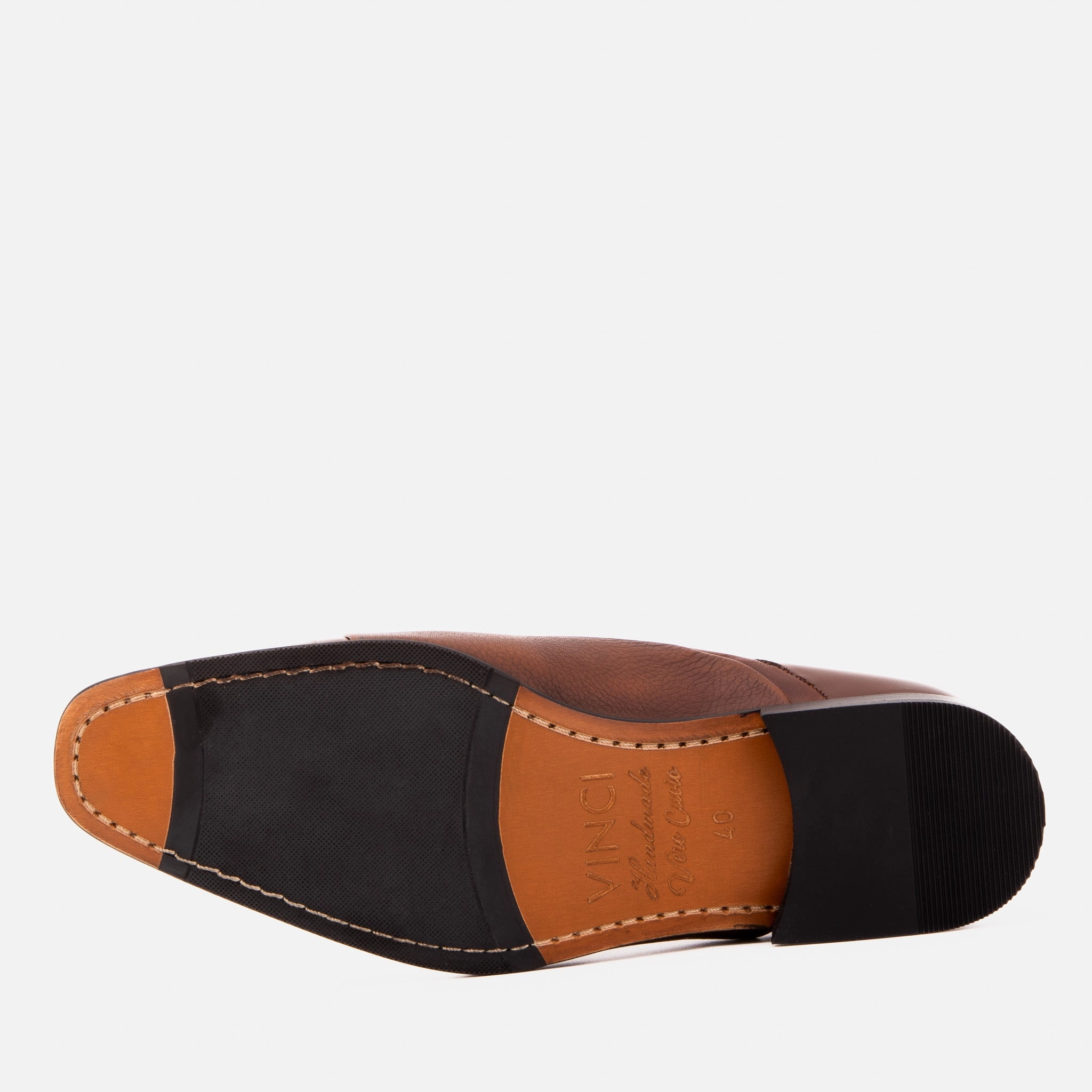 Dress And Gold Shoes The Rockwell Handmade Tan Leather Cap Toe Oxford Men Shoe