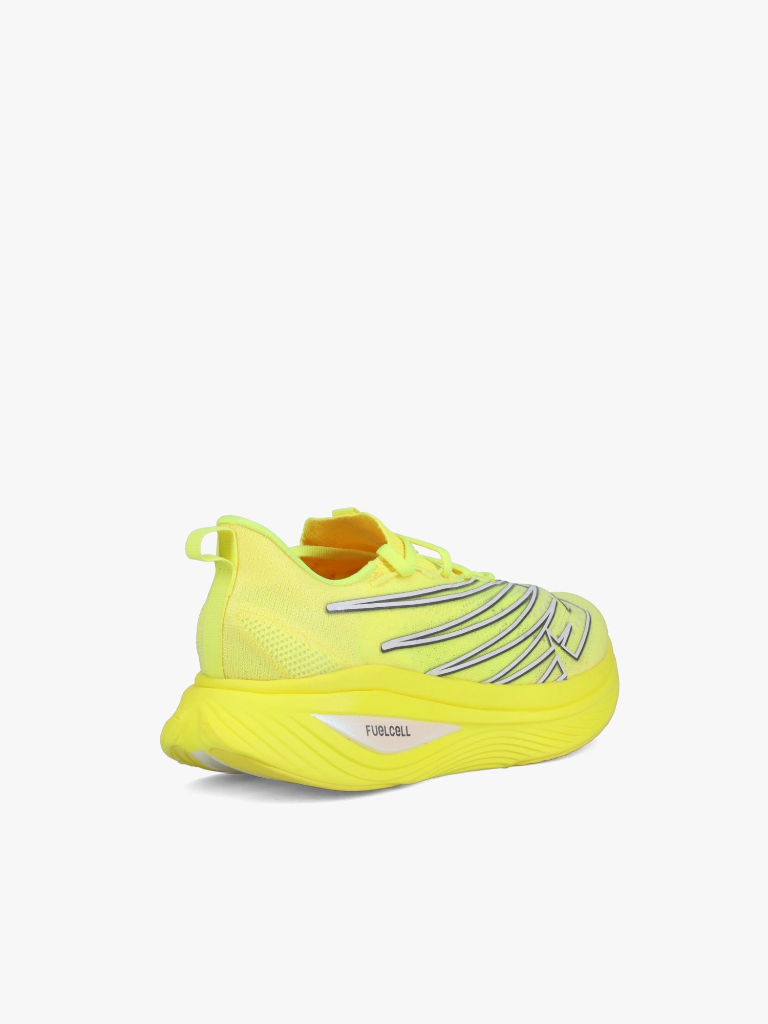 Running In Flat Shoes Fuelcell Sc Elite V3 Yellow Nylon