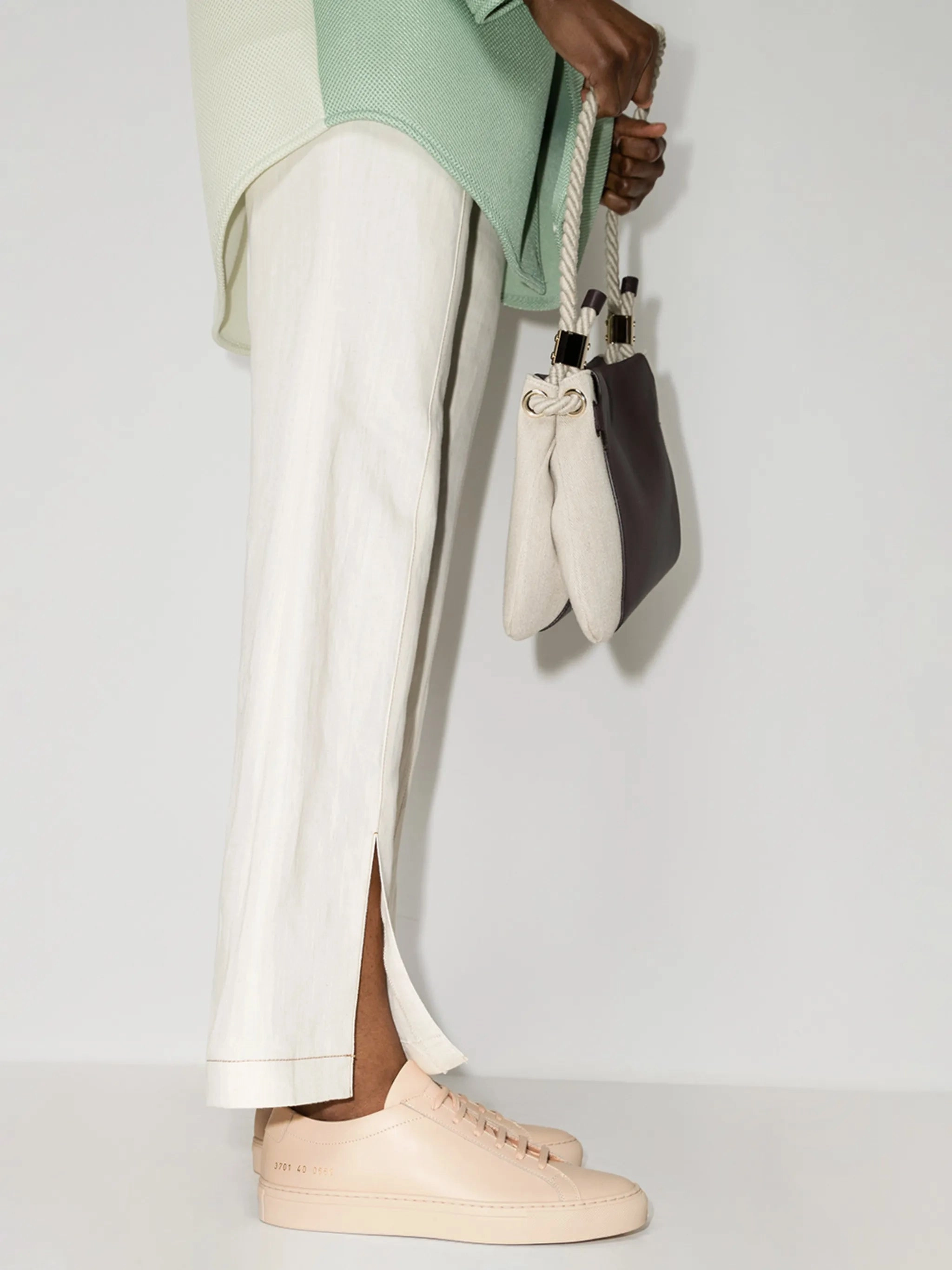 Achilles low-top sneakers Flat Shoes With Rhinestones