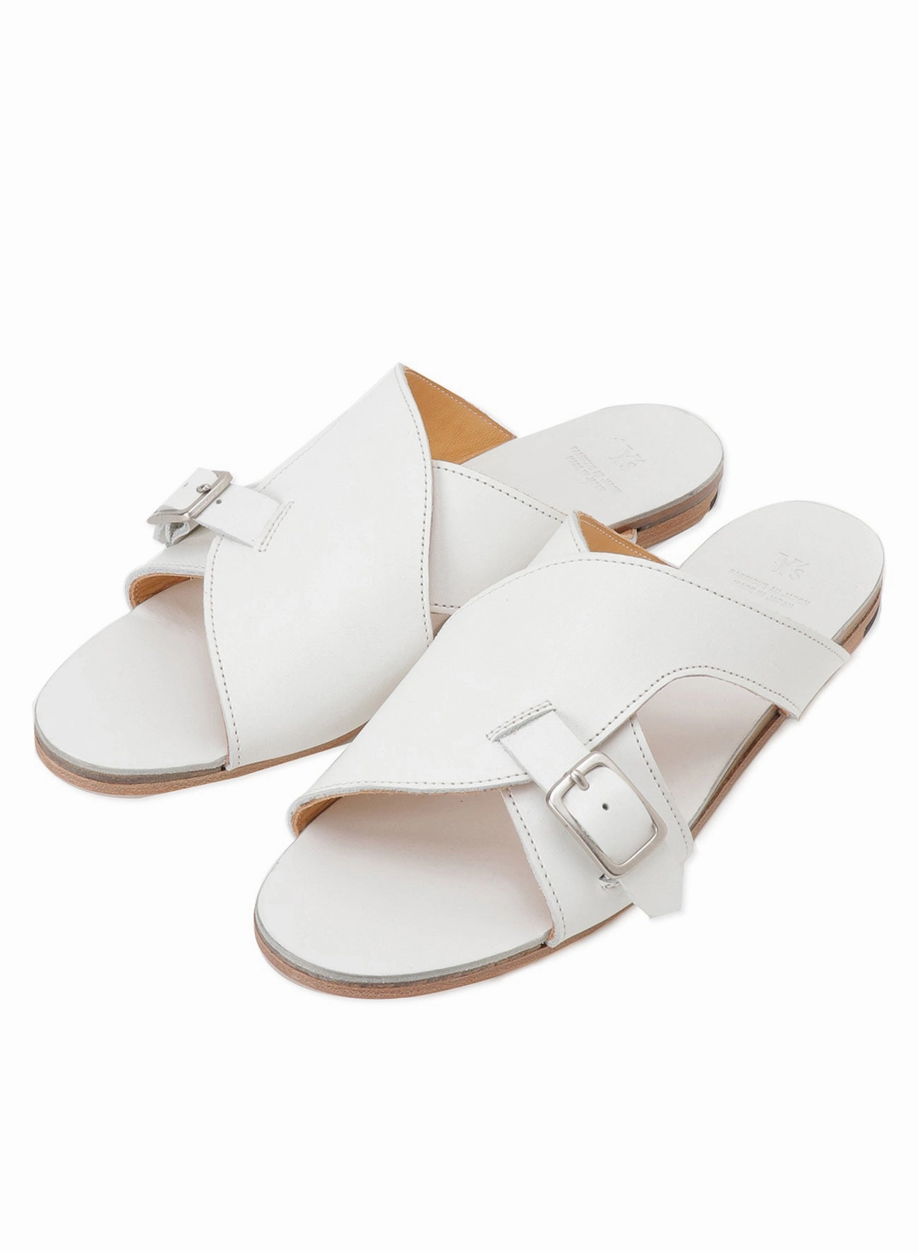 Sandals Resort Dominican Republic SEMI GLOSS TANNED LEATHER FLAT SANDALS