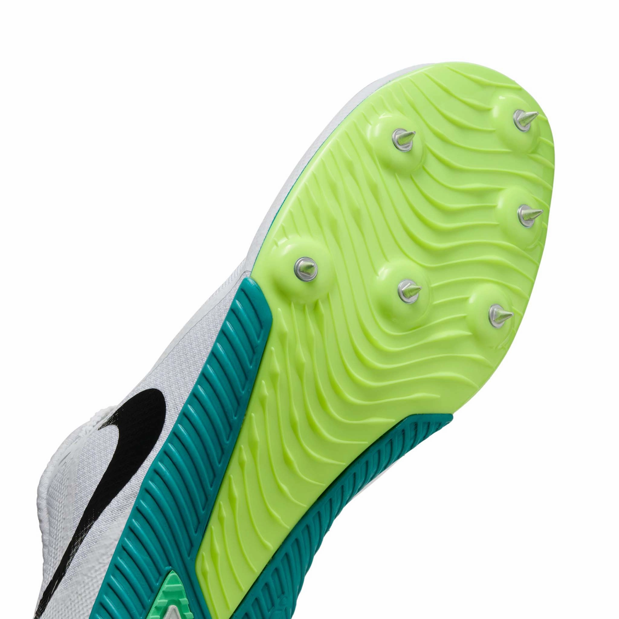 Elevated Nike Shoes Nike | Unisex Zoom Rival Track & Field Multi-Event Spikes - White/Black-Bright Spruce-Vapor Green