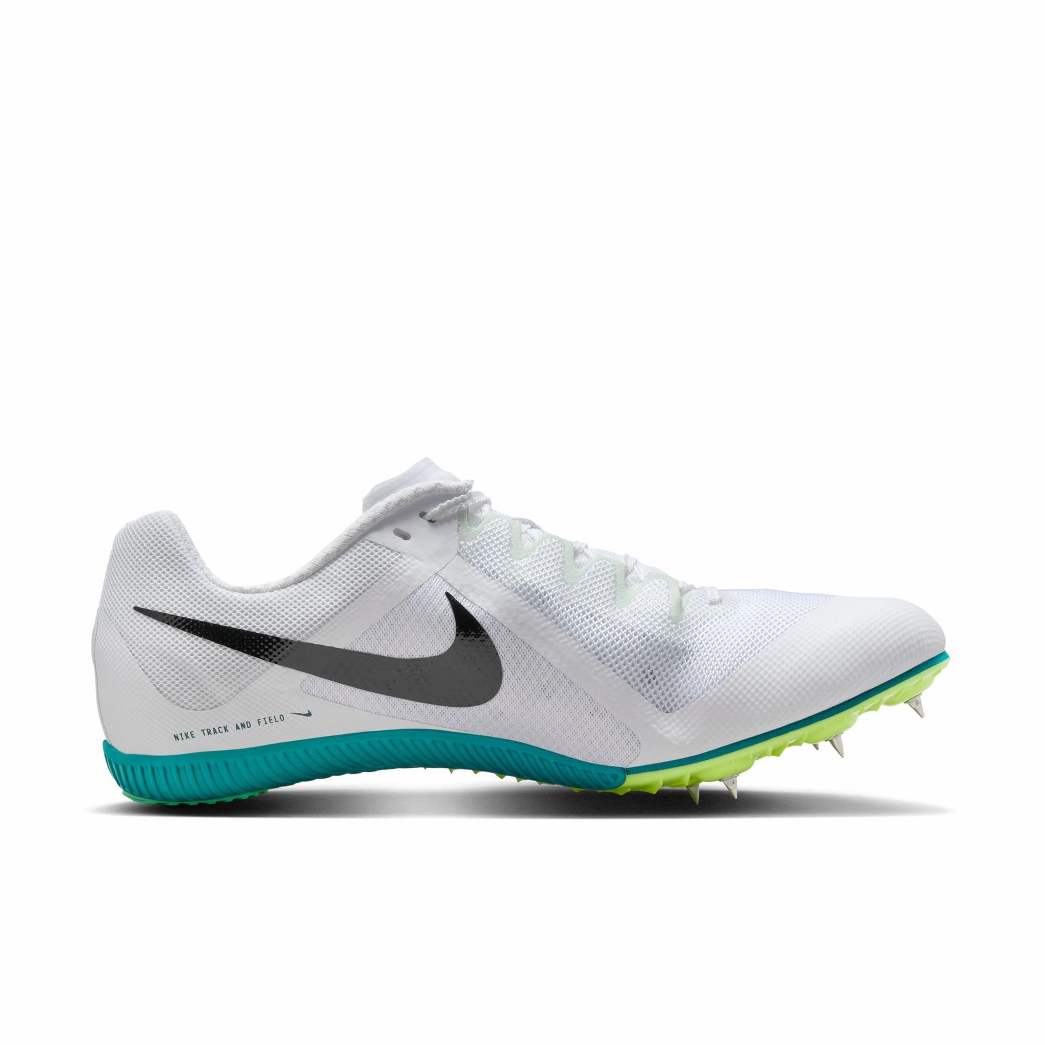 Nike Reactx Shoes Nike | Unisex Zoom Rival Track & Field Multi-Event Spikes - White/Black-Bright Spruce-Vapor Green