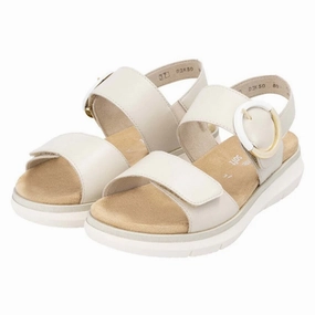 Swords Sandals 2 Full Version Remonte Jocelyn D2K50 White Leather Sandal (Women's)
