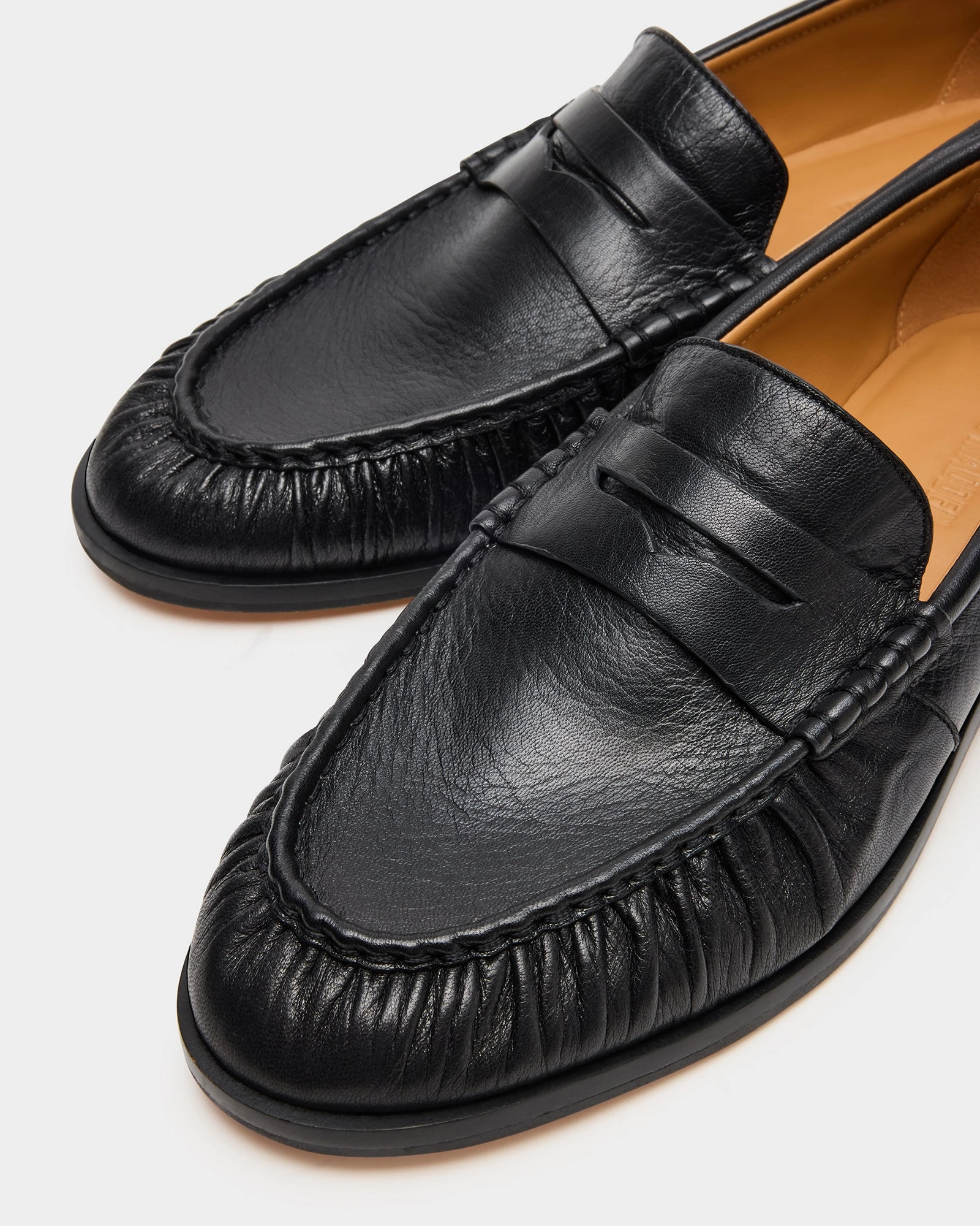Loafers With Tassels QUINCEY BLACK LEATHER
