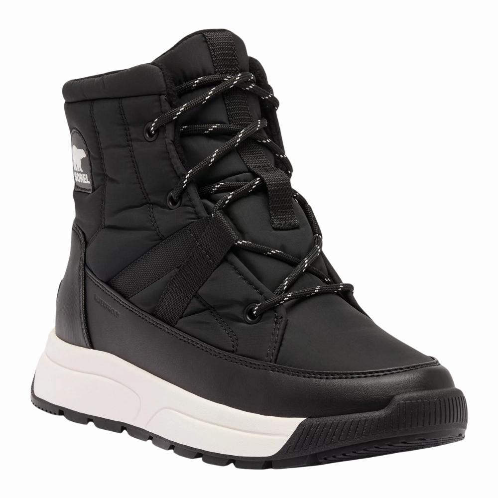 Dallas Boots Sorel Whitney III Black/Sea Salt Waterproof Mid Boot (Women's)