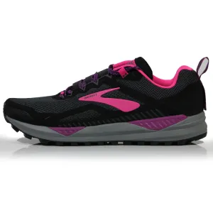 Dressy Running Shoes Brooks Cascadia 14 Women's Trail Shoe - Black/Hollyhock/Pink