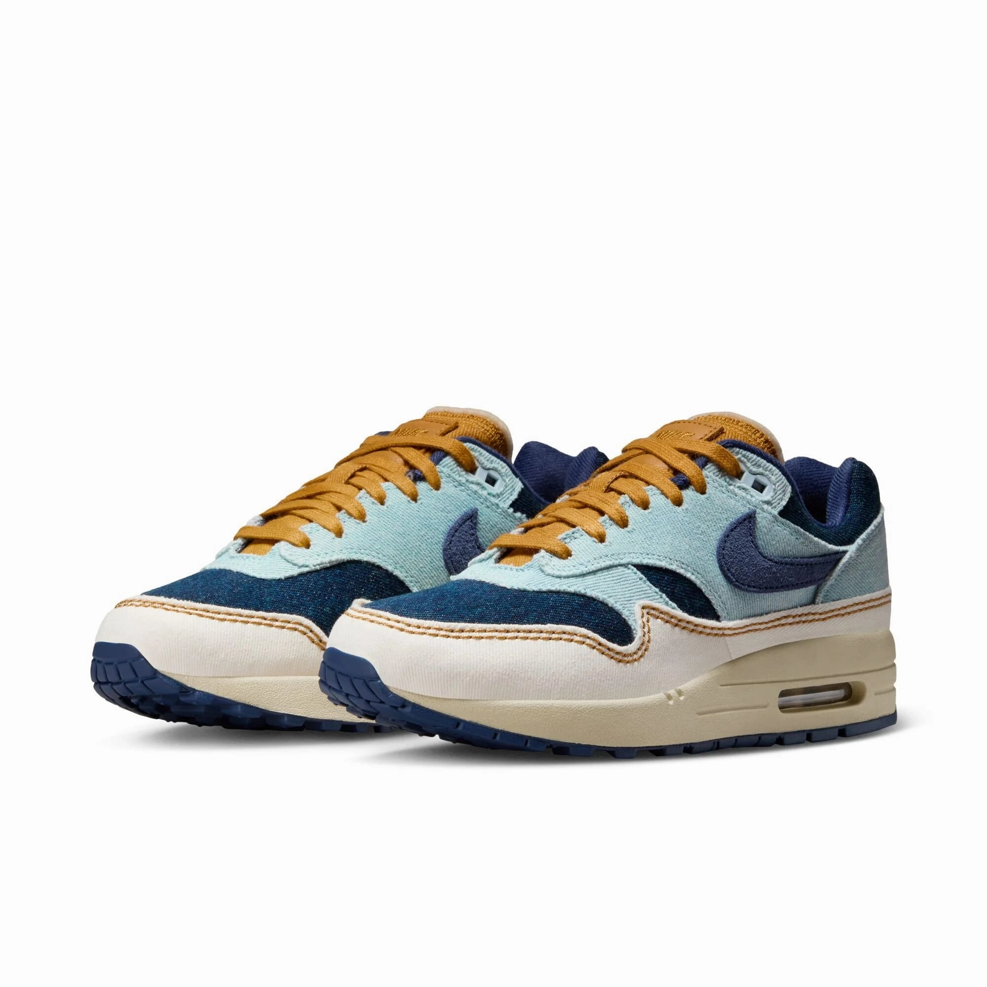 Nike Air Max 1 '87 Aura/Midnight Navy-Pale Ivory  FQ8900-440 Women's Nike Anthony Davis Shoes