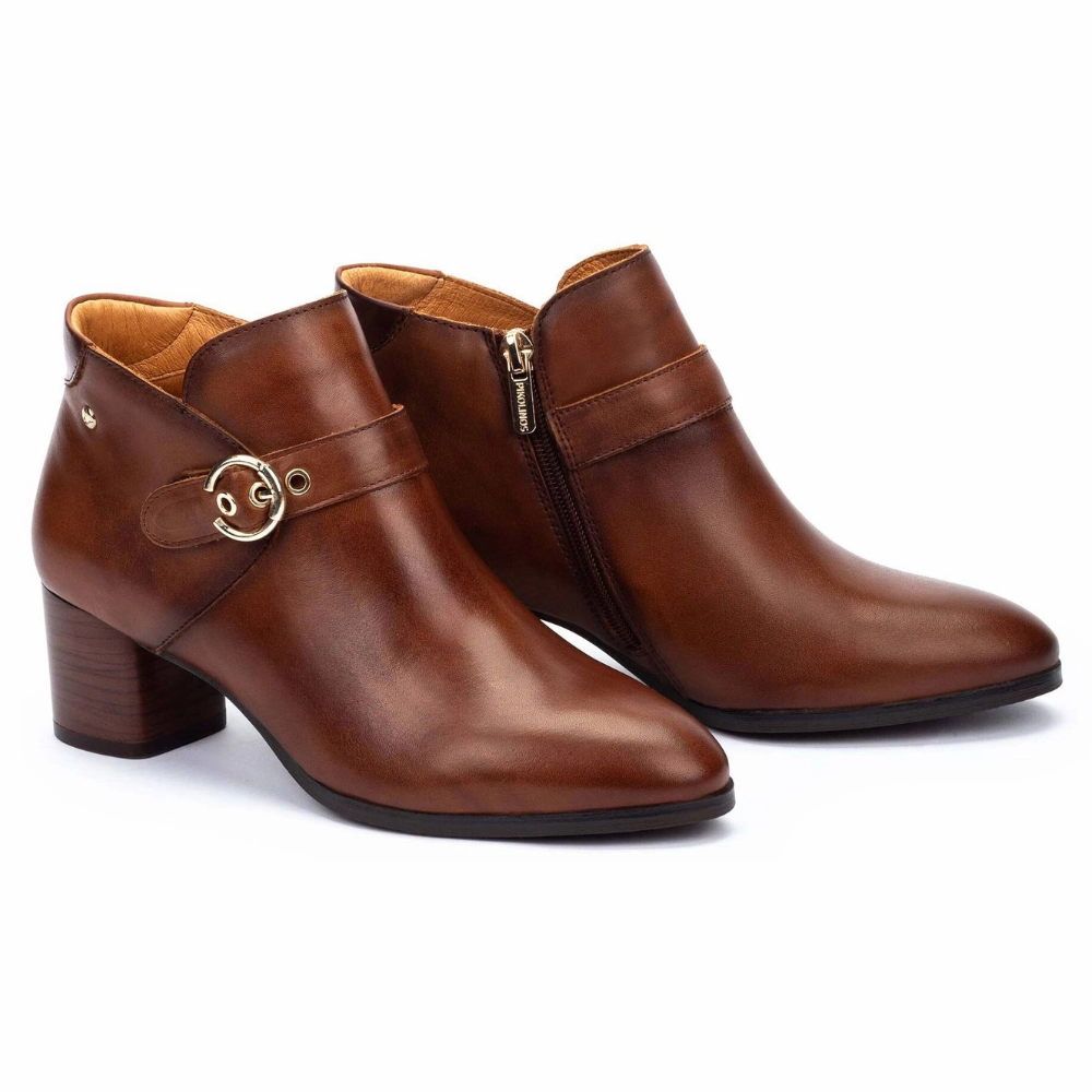 Knee High Boots For Big Calves Pikolinos Calafat 8602C1 Cuero Leather Bootie (Women's)