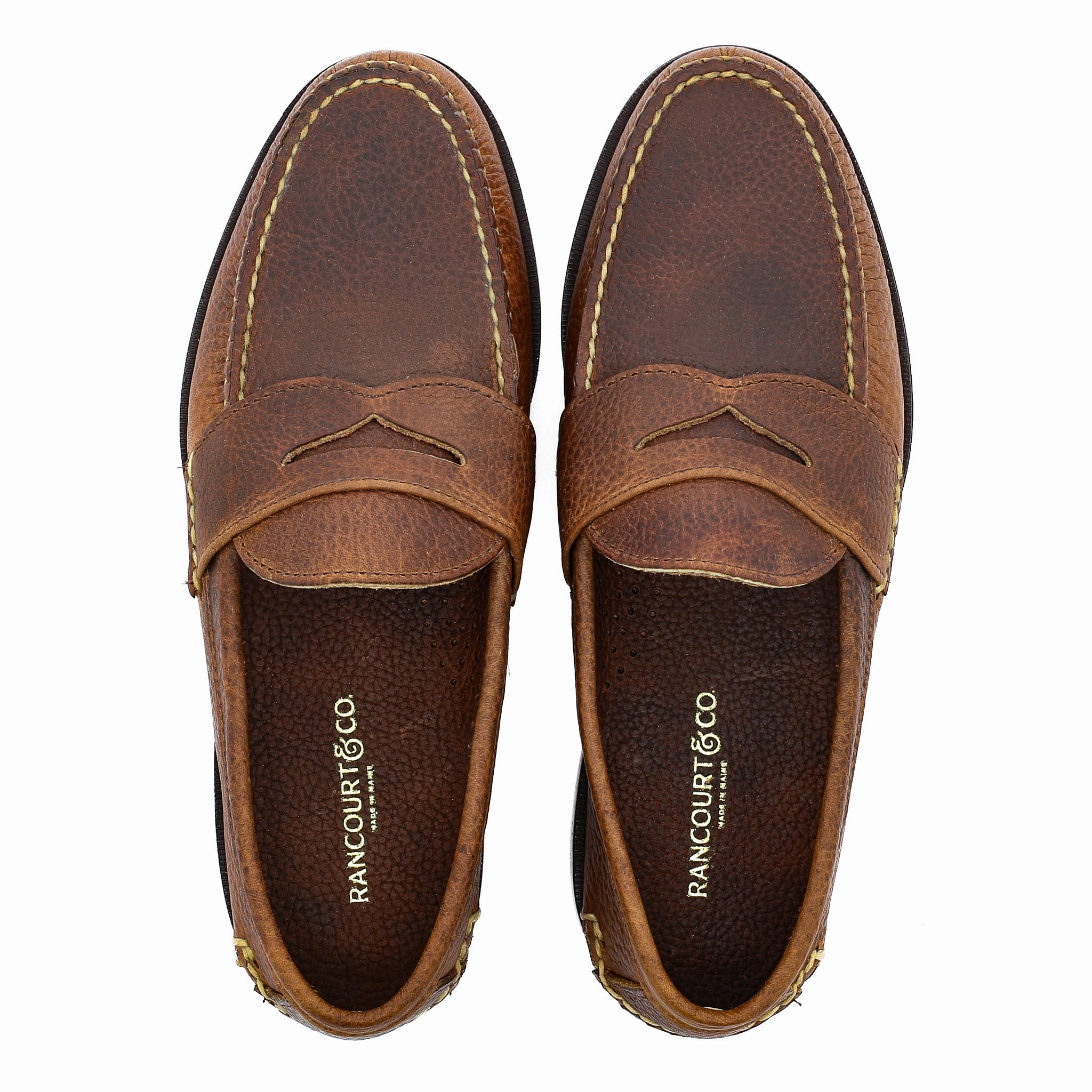 Johnston Murphy Tassel Loafers Pinch Penny Moc - Medium Brown Buckaroo