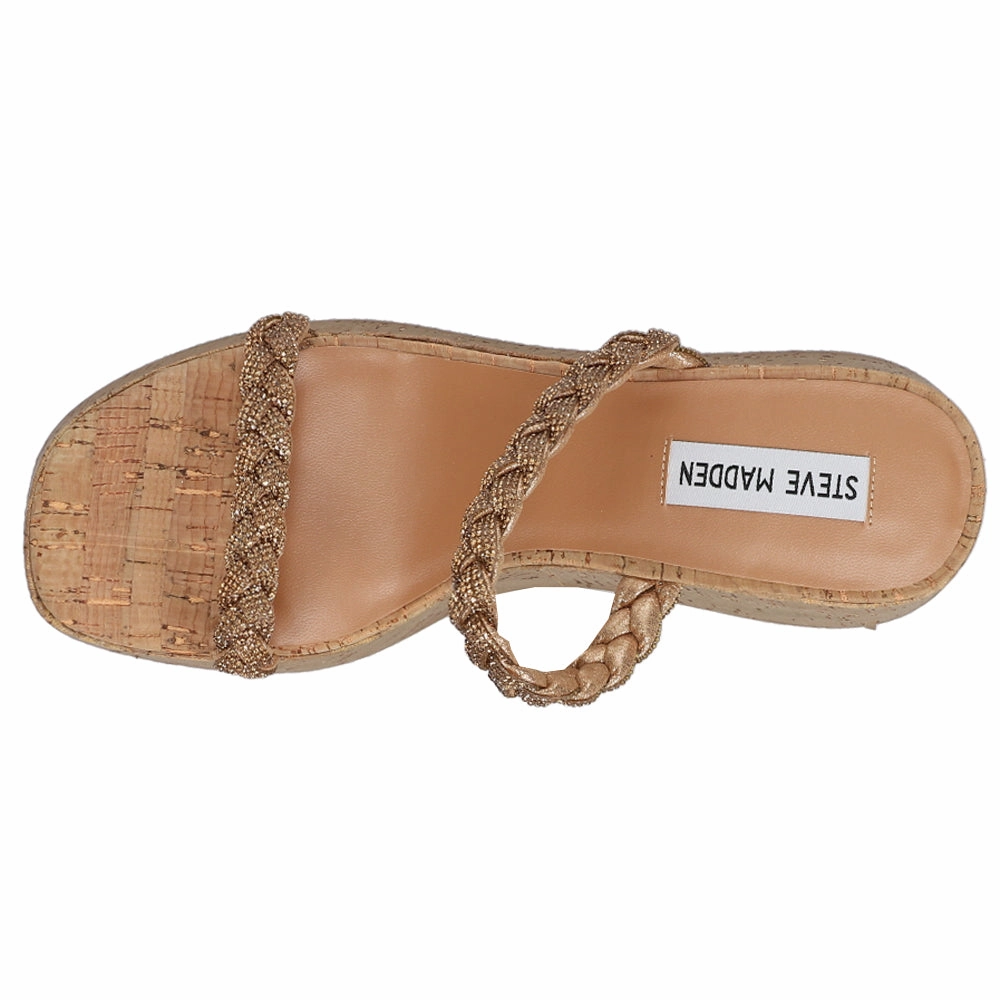 Danya Rhinestone Wedge Sandal Sandals Dunn River