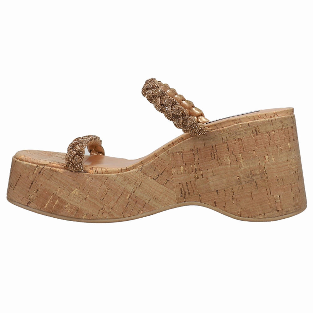 Archie Sandals Danya Rhinestone Wedge Sandal