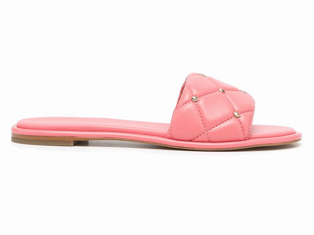 MICHAEL Michael Kors Rina Slide Sandals Slippers Square Toe