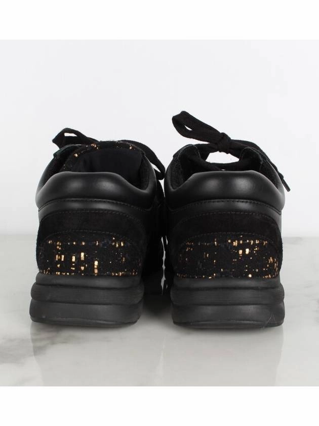 CC logo cruise sneakers gold pearl 36 230 Chanel 70's Style Sneakers