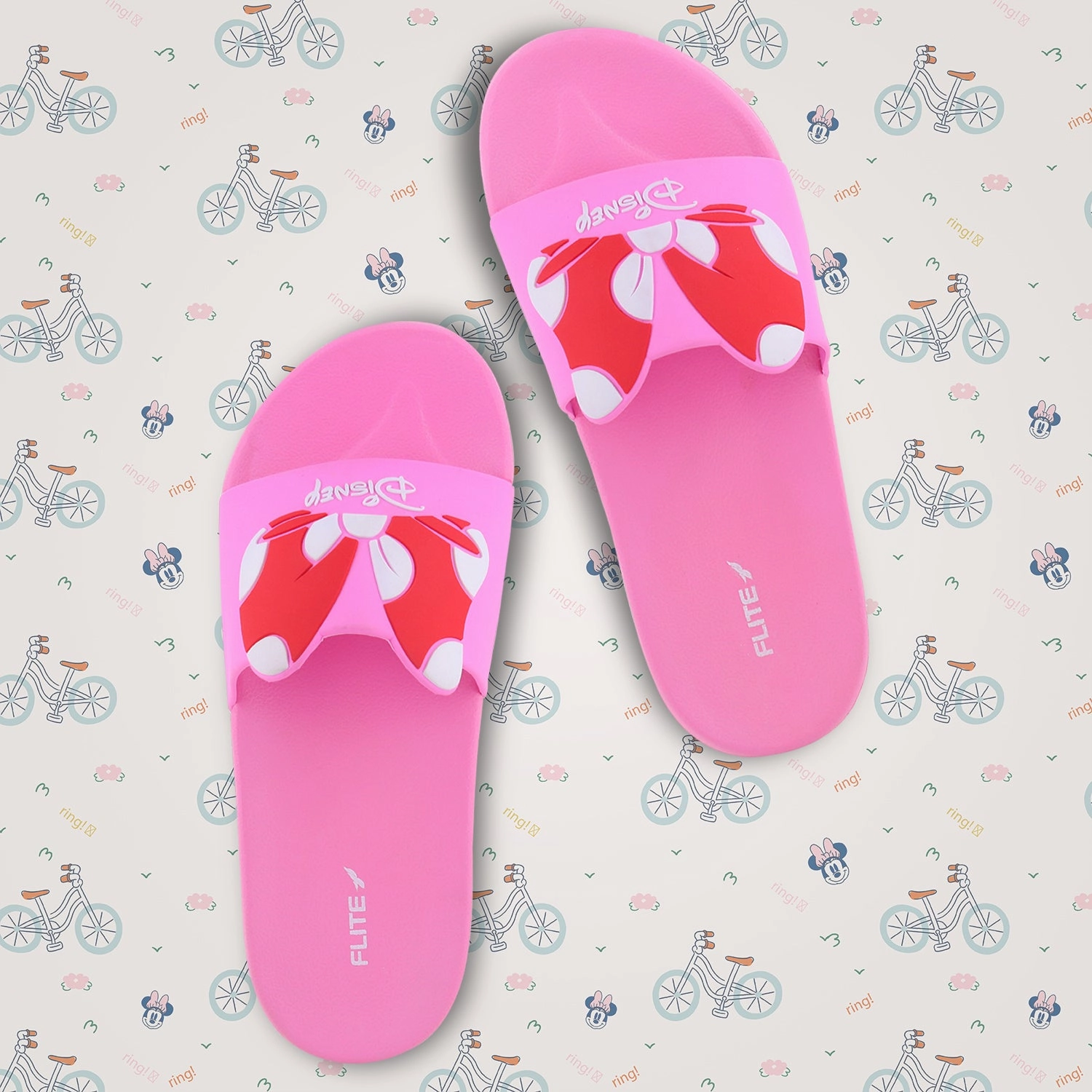 FLITE Slip-Ons for Womens FLK 3006 Full Foot Foam Slippers