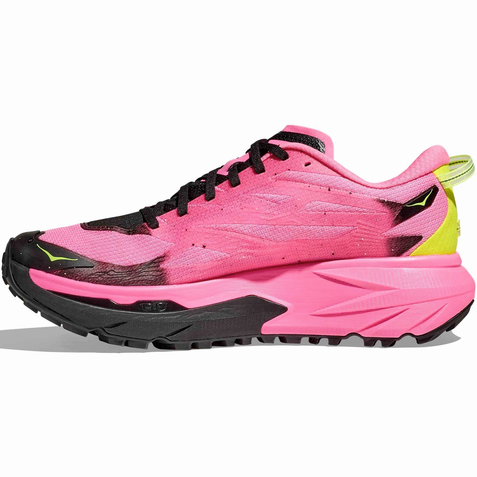 Men's Mafate 5 Trail Running Shoes Neon Rose / Black Shoes Women Bondi 9