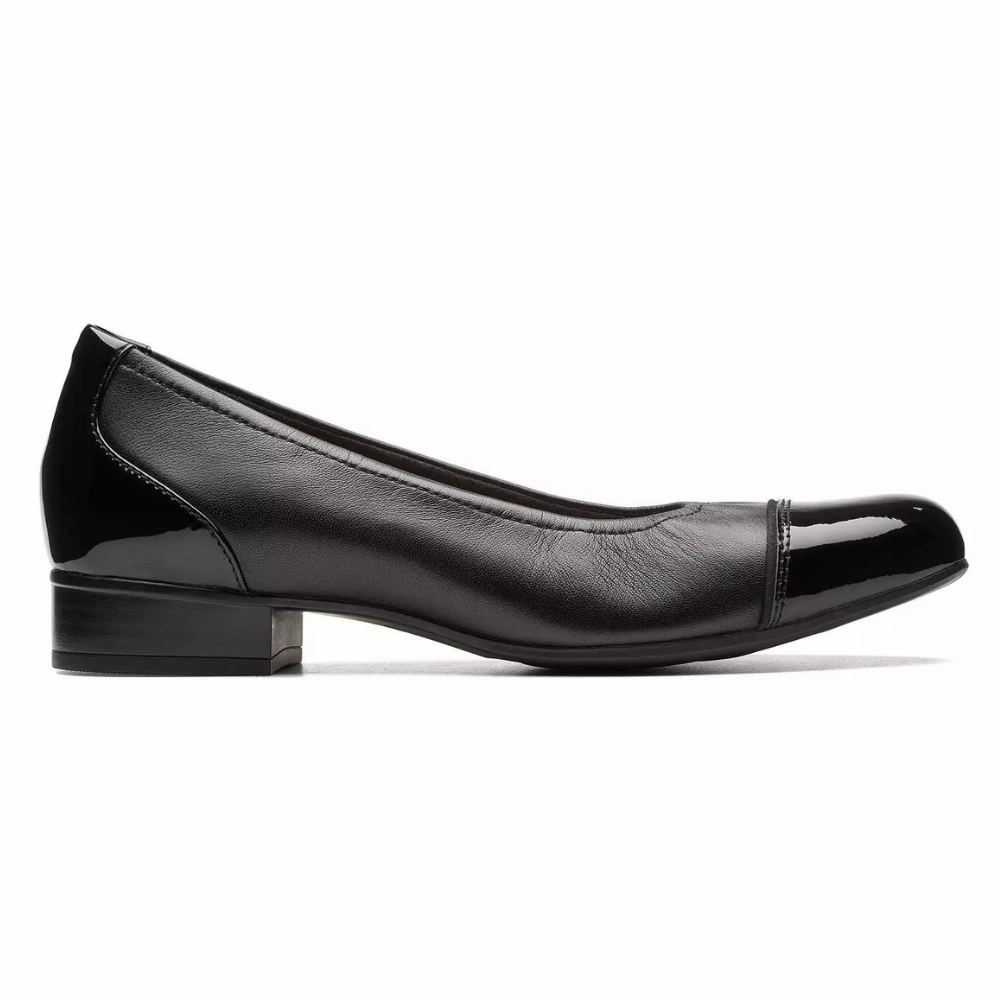 Ecco Dress Shoes Clarks Juliet Step Black Leather Slip-On (Women's)
