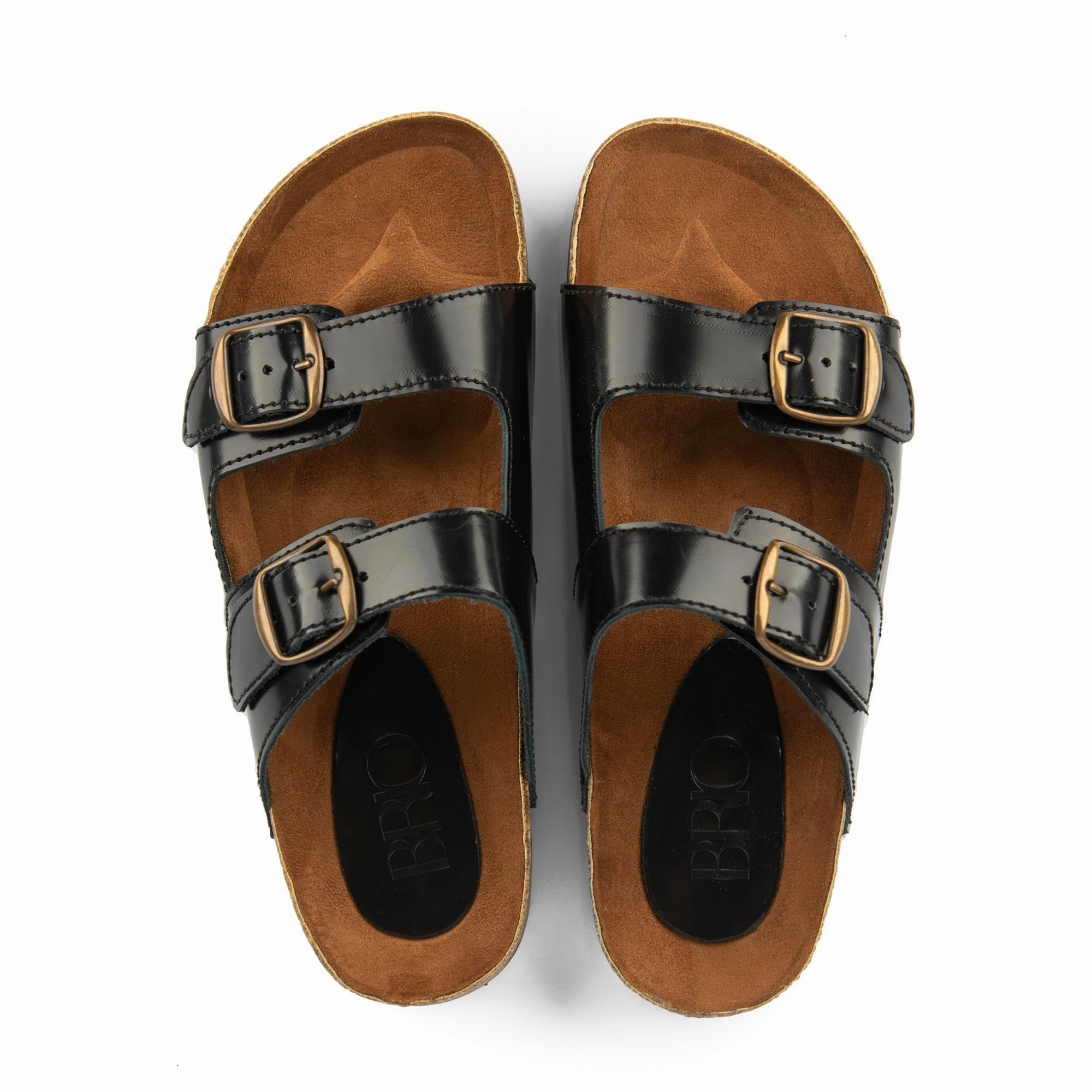 Arizona Black Natural Leather Slippers Macy's Ugg Slippers