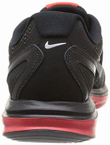 Houston Texans Nike Shoes Dual Fusion Run 3 Blckmtllc Slvrchllng Rdwlf Running Shoe 12 US
