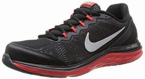 Dual Fusion Run 3 Blckmtllc Slvrchllng Rdwlf Running Shoe 12 US Nike Shoe Ad