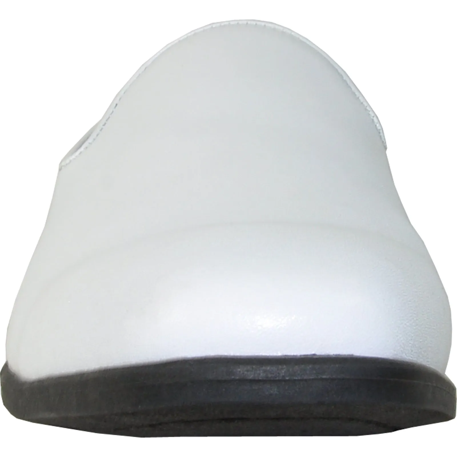 Athletic Dress Shoe VANGELO Men Dress Shoe VALLO-3 Loafer Formal Tuxedo for Prom & Wedding White Matte - Wide Width Available - Ortholite Insole