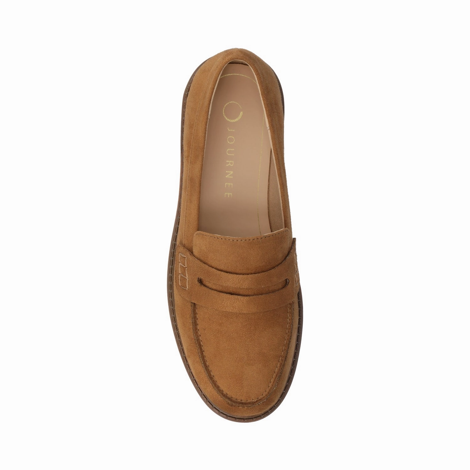 Modern Loafers KENLY LOAFER FLATS IN FAUX SUEDE
