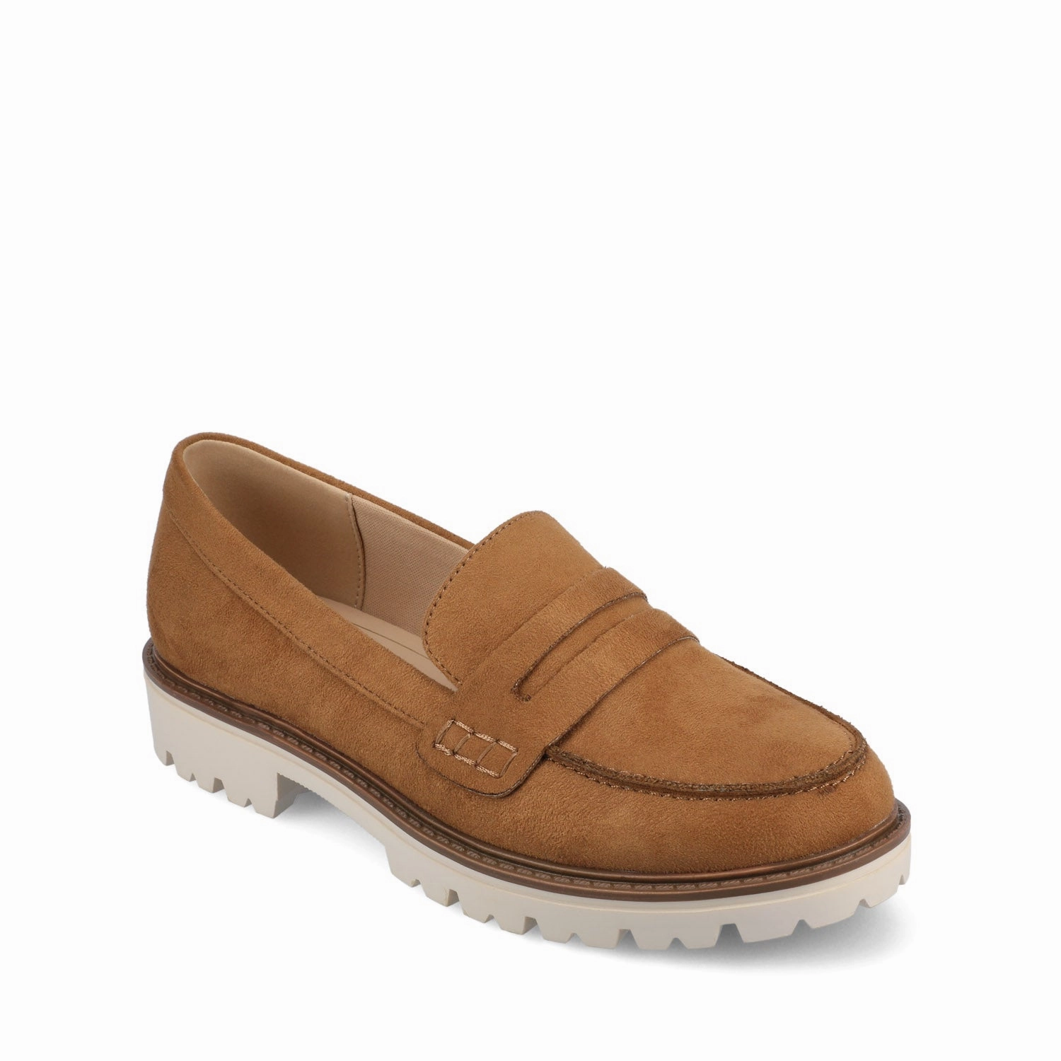 KENLY LOAFER FLATS IN FAUX SUEDE Loafers Slipper