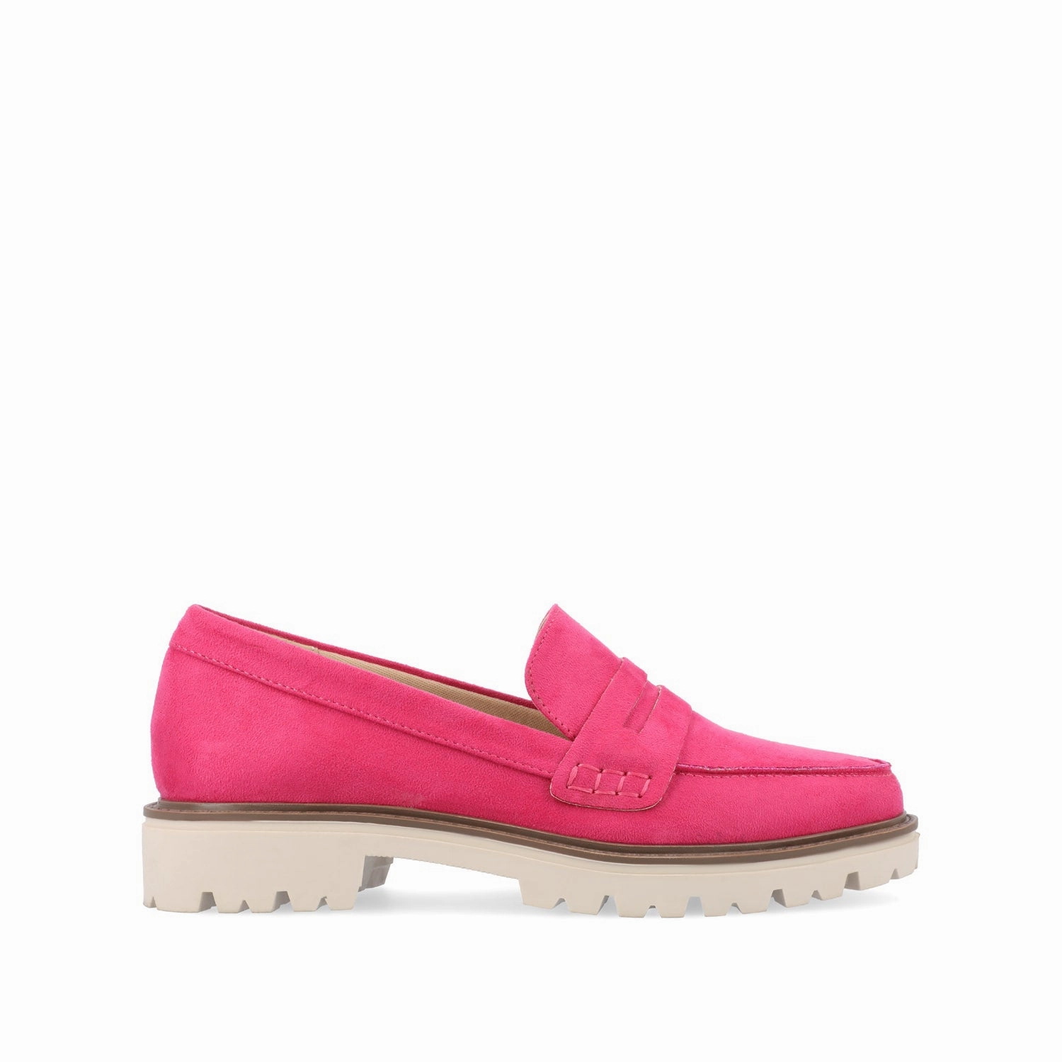 Ladies Moccasin Loafers KENLY LOAFER FLATS IN FAUX SUEDE