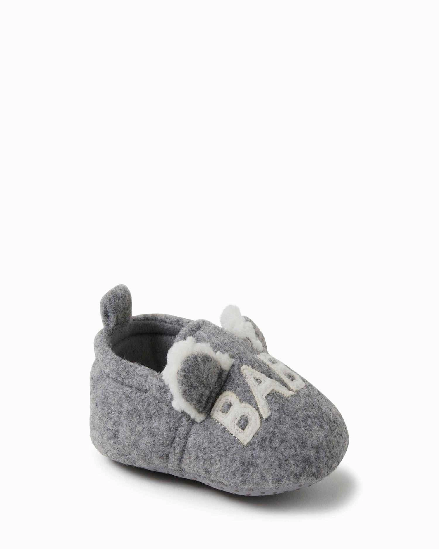 Dearfoams Kid's Casey Baby Bear Family Scuff Slipper Acorns Slippers