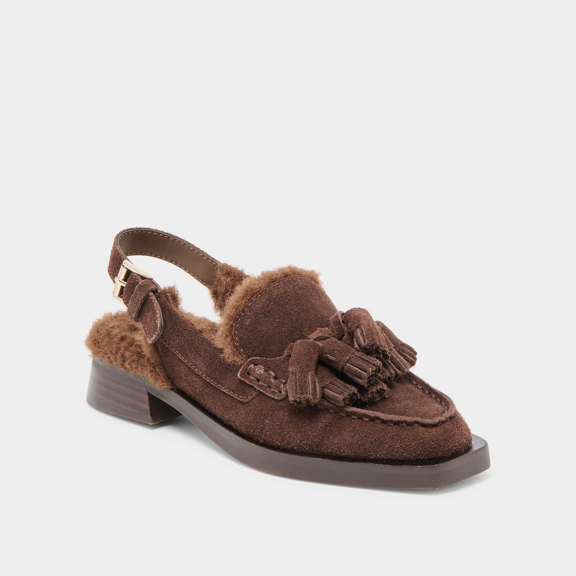 Loafers Prom HAMLIT PLUSH LOAFERS DK BROWN SUEDE